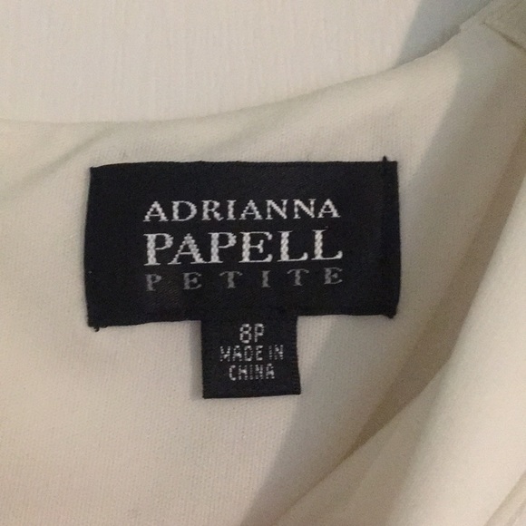Black and white Adrianna Papell Dress Size 8P - Picture 3 of 4